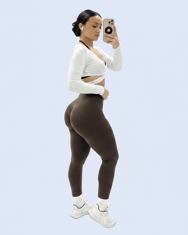 Espresso Brown – Clean Studio Glutes Pose