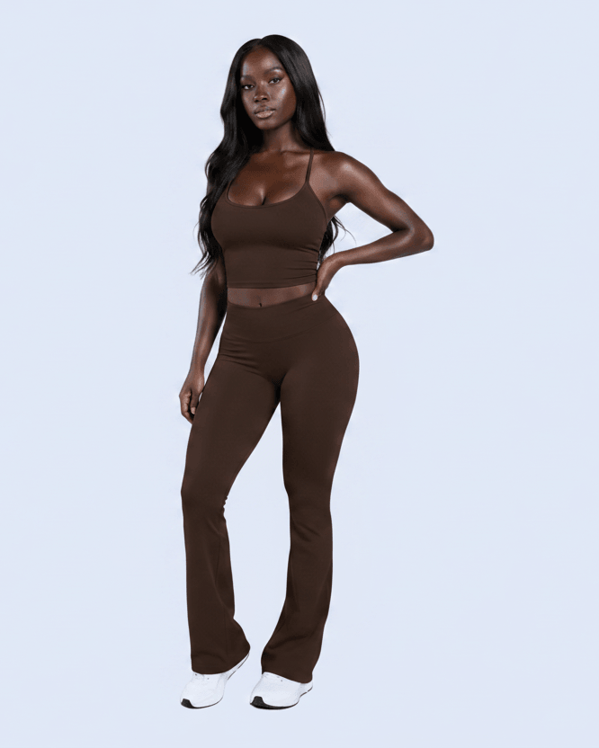Espresso Brown Flare - Front Full