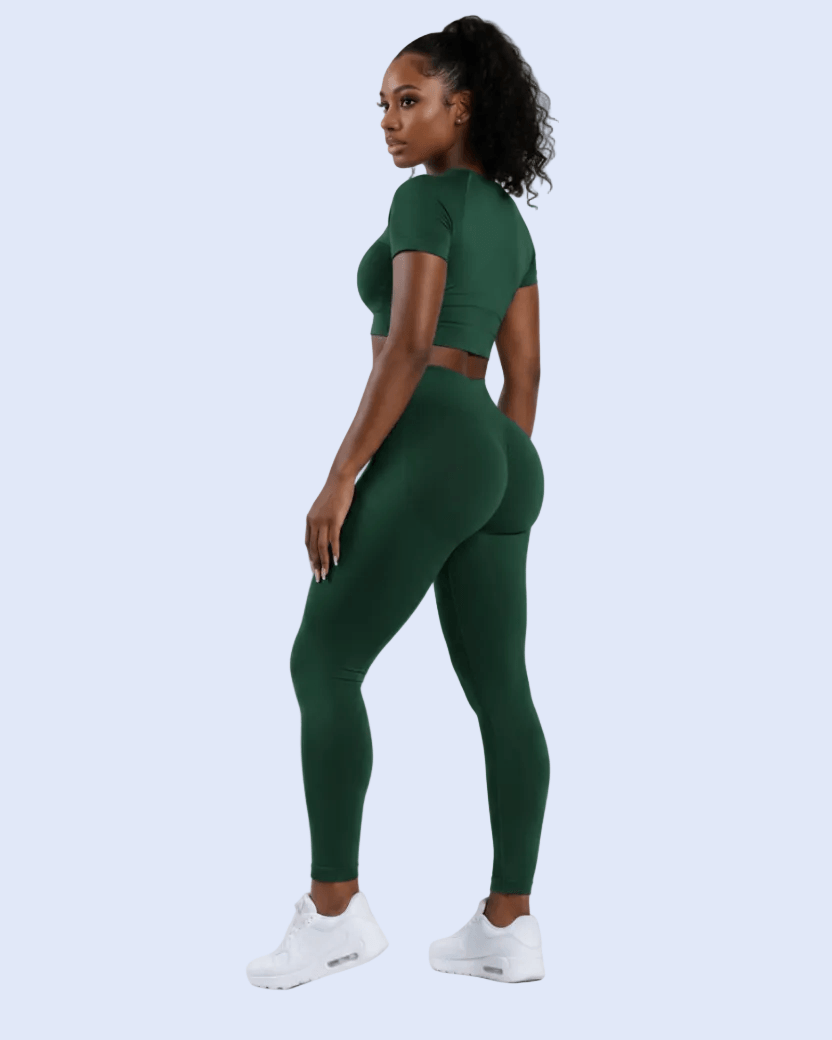 Forest Green – Full Outfit Back Angle