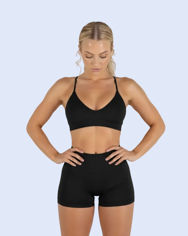 Front Full Body Black