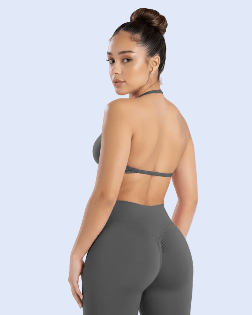 Gray Back Over Shoulder