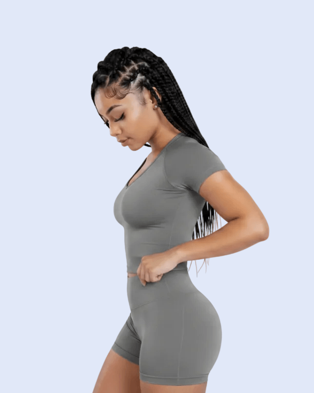 Grey side profile