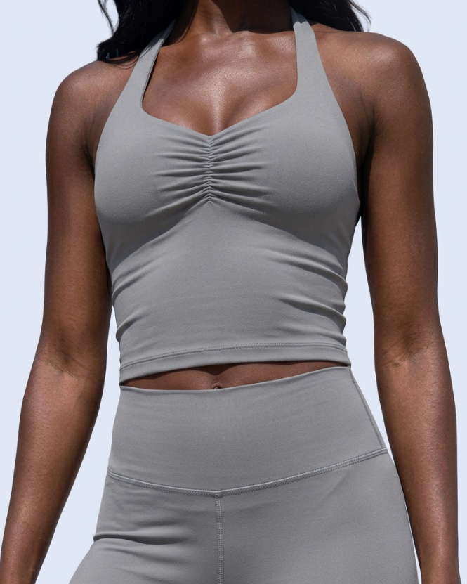 Grey tank and leggings