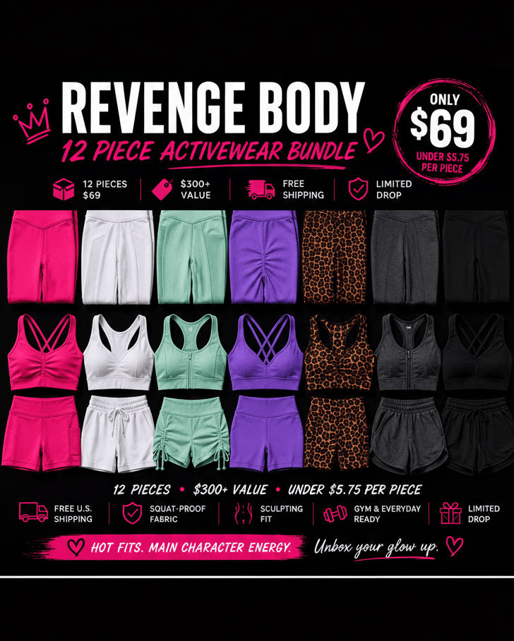 Activewear Bundle Revenge Body - 12PC