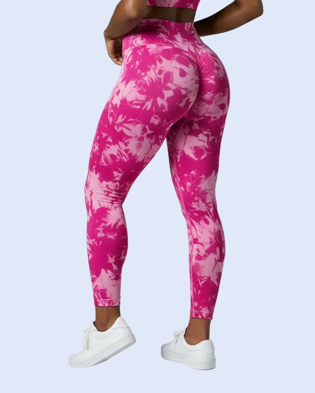 Hot Pink Splatter Leggings