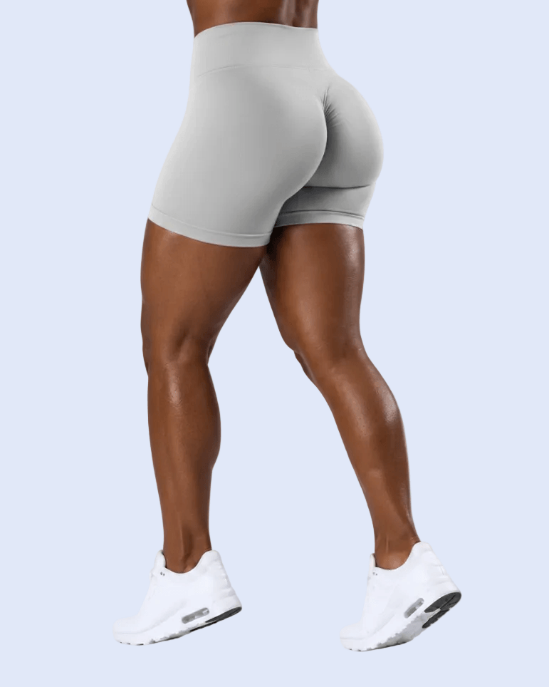 Light Grey Shorts - Back Diagonal