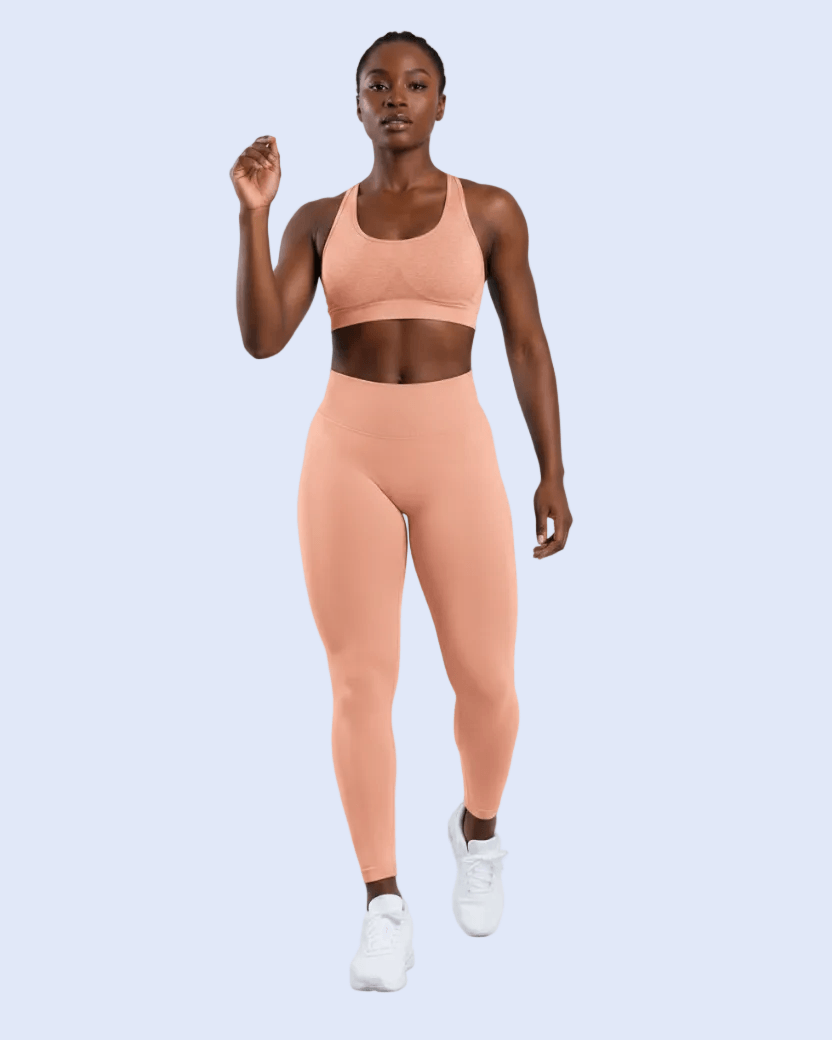 Matching Set Front - Peach
