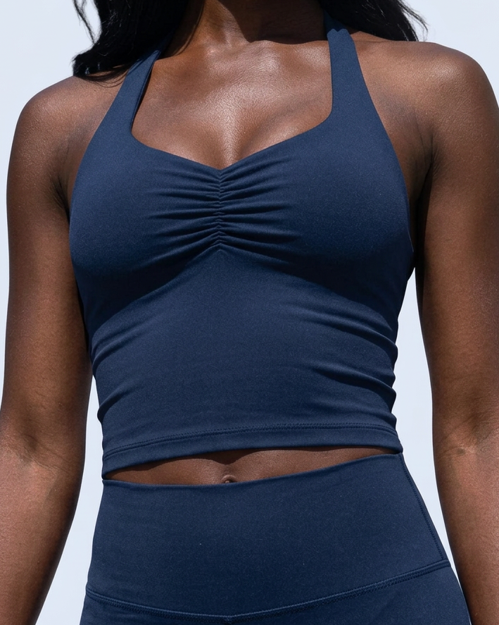 Navy tank and leggings
