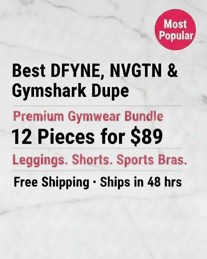 Premium Gymwear Bundle 12PC – Most Popular