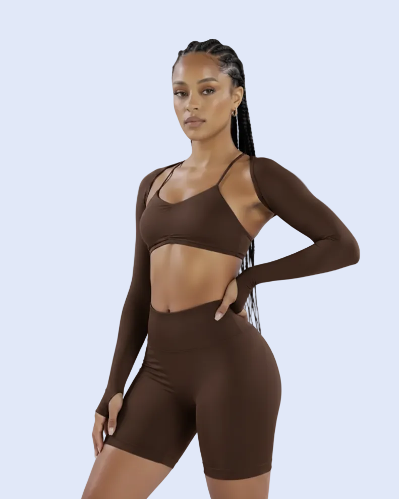 Sculpt Shrug Espresso - 3/4 Angle