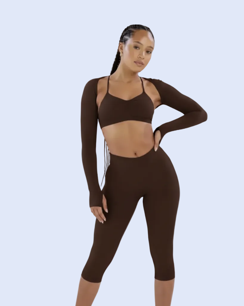 Sculpt Shrug Espresso - Biker Shorts