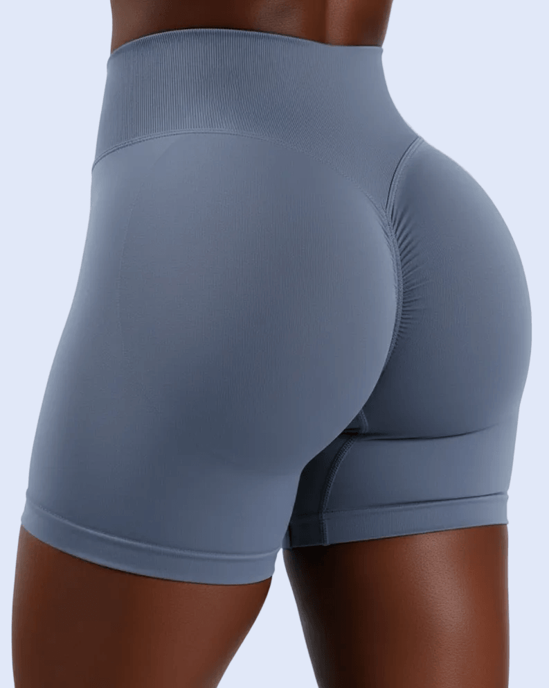 Steel Blue Shorts Back