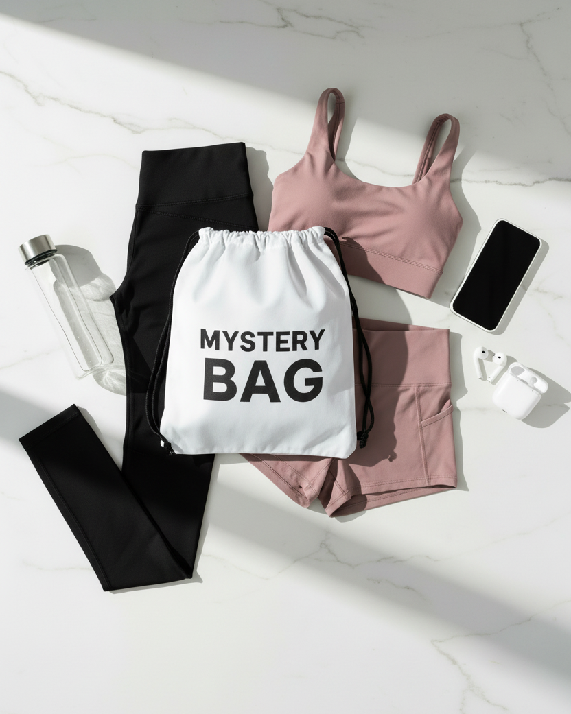 Styled Mystery Bag Flat Lay