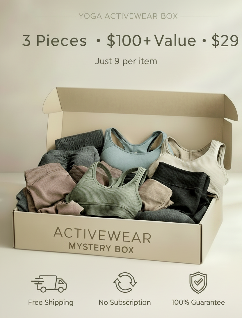 Yoga Activewear Mystery Box 3PC